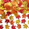 60g Orange & Gold Autumn Leaf Confetti – Thanksgiving Table Sprinkles
